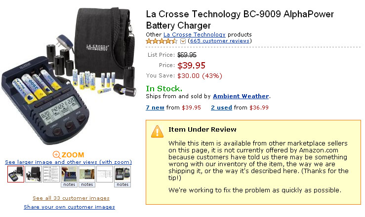 La Crosse BC-9009 under review