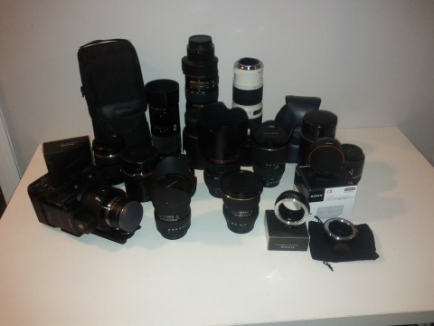 Telephoto lens options for the FS100
