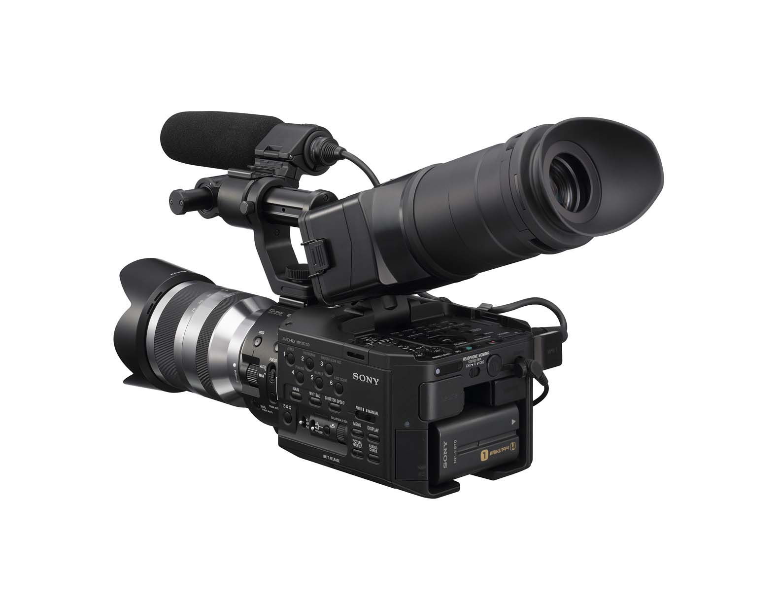 Sony NXCAM super 35mm video camera